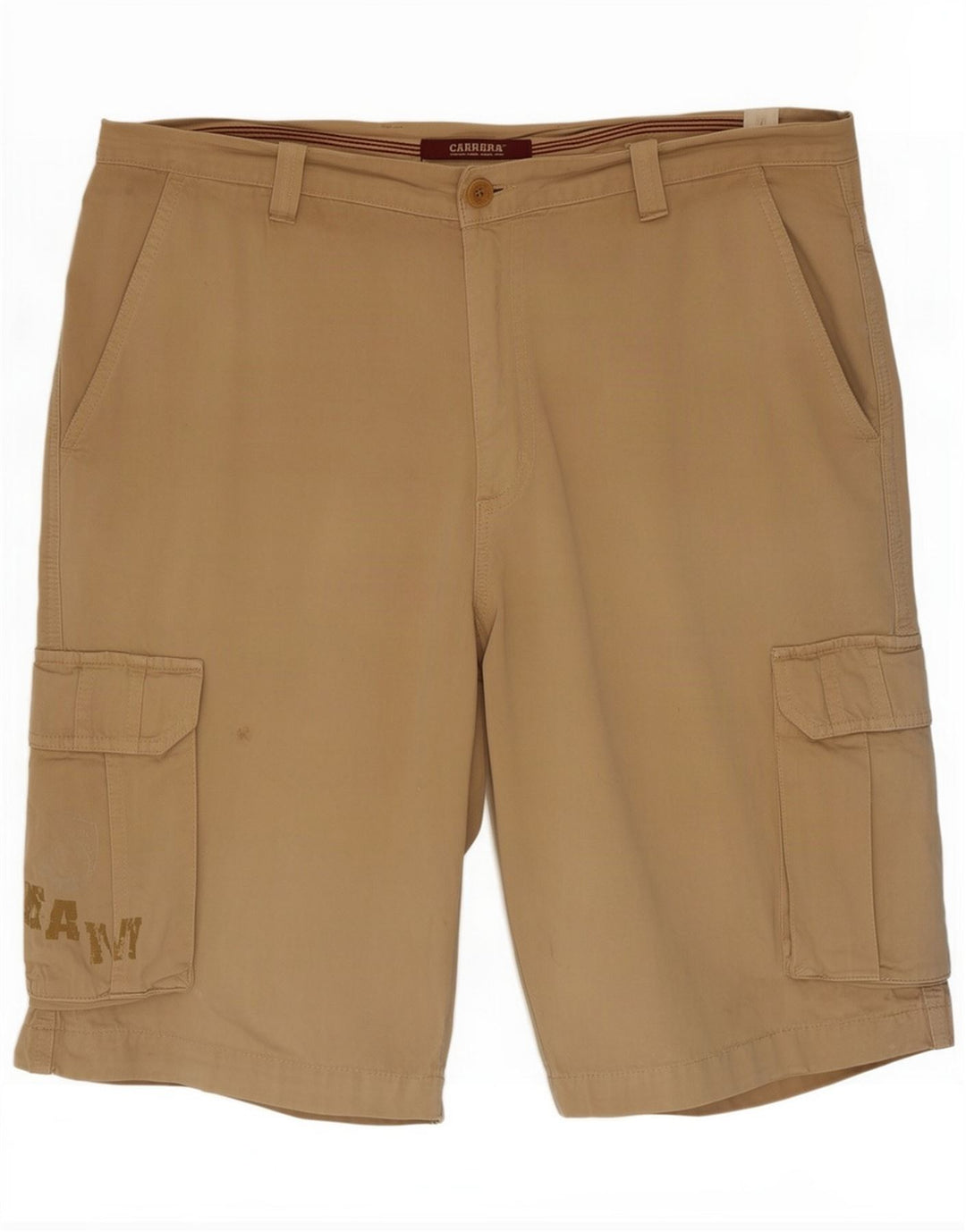 Carrera Herren Cargo Shorts Large W36 Beige Baumwolle