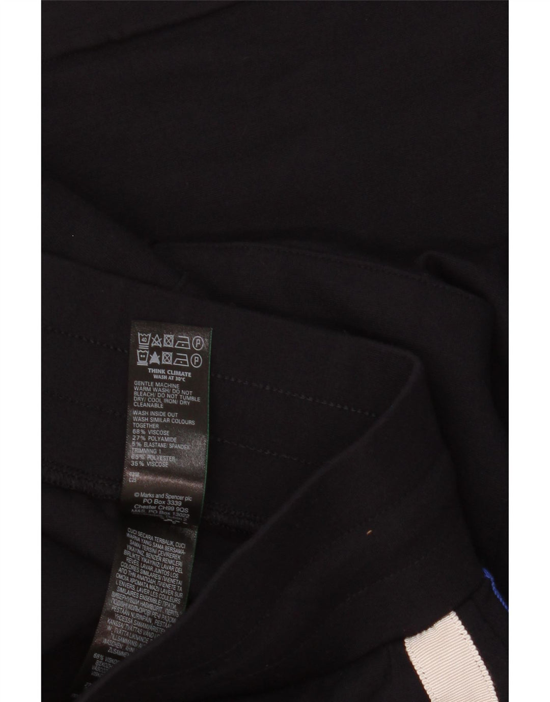 Marks & Spencer Damen-Trainingshose, Größe S, Marineblau, Farbblock