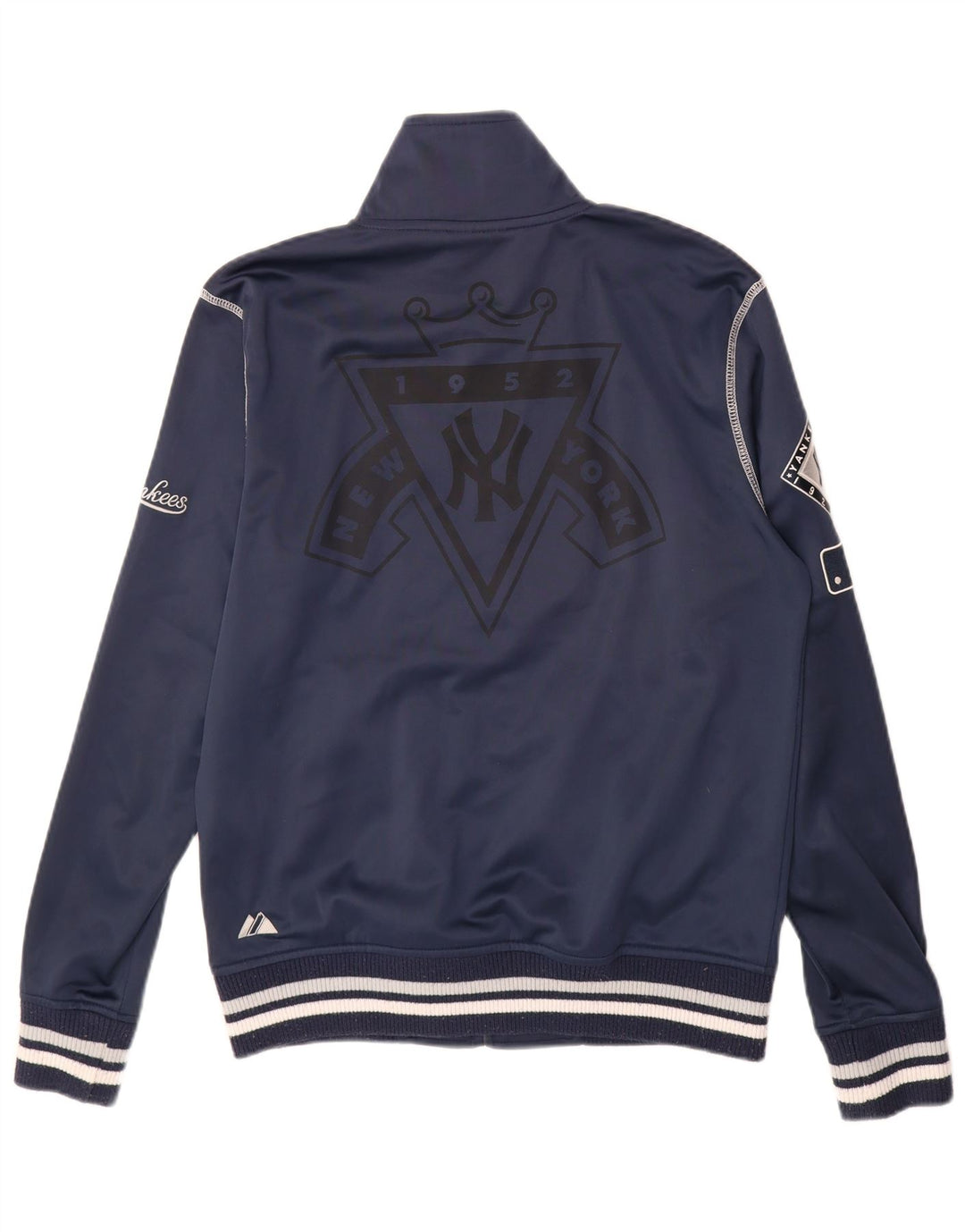 MAJESTIC Herren-Trainingsanzug der New York Yankees, Jacke, Größe S, Marineblau