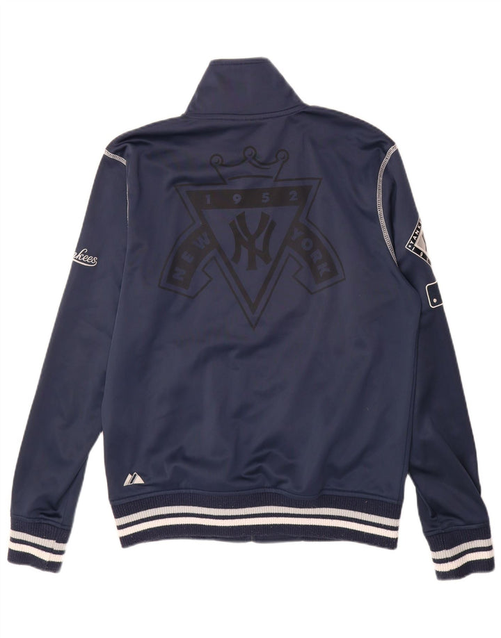 MAJESTIC Herren-Trainingsanzug der New York Yankees, Jacke, Größe S, Marineblau