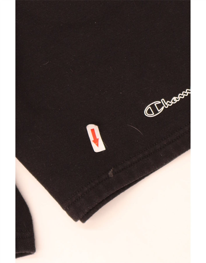 Champion Herren-Sportshorts aus mittelschwerer schwarzer Baumwolle