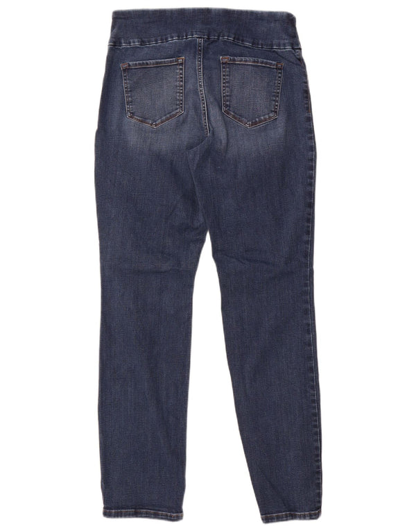 Lee Damen Sculpting Mid Rise Slim Jeans US 12 Large W30 L30 Blaue Baumwolle