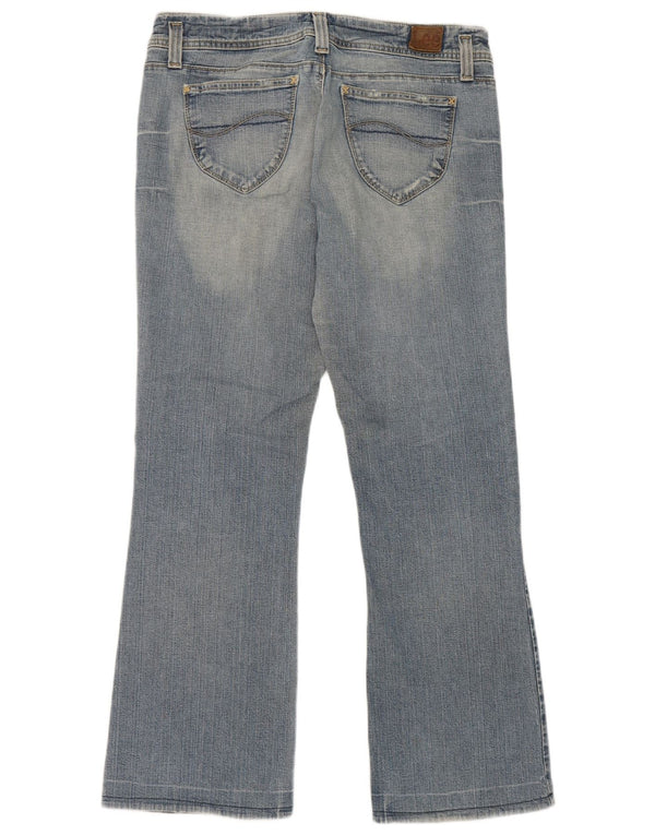 Lee Damen Heritage Bootcut Jeans US 13/14 Large W34 L30 Blaue Baumwolle
