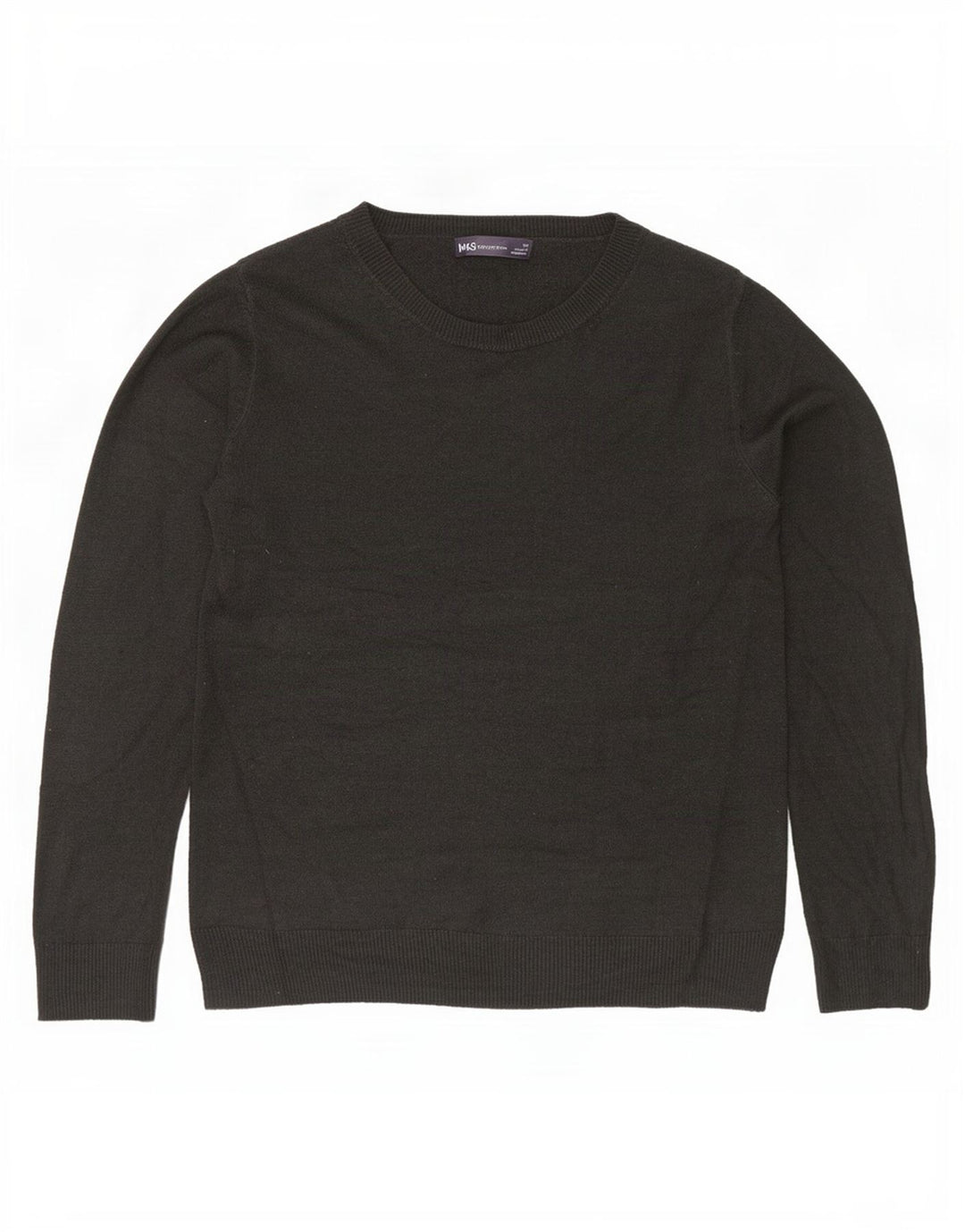 Marks & Spencer Damen-Pullover mit U-Boot-Ausschnitt, Gr. 10, Größe S, Grau, Acryl