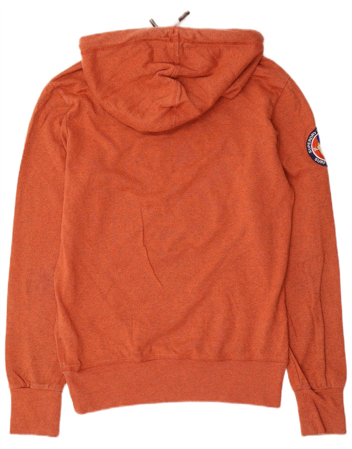 Superdry Herren Grafik-Kapuzenpullover aus Baumwolle in Mittelorange