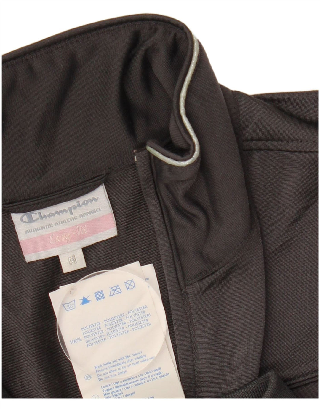 CHAMPION Damen-Trainingsanzug-Top-Jacke, UK 14, mittelgraues Polyester