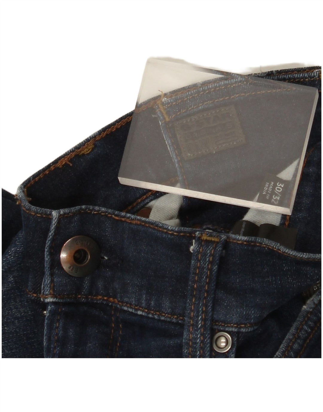 G-STAR Damen Revend Skinny Jeans W30 L32 Marineblau Baumwolle