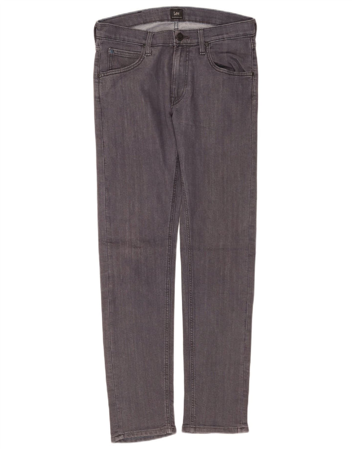 Lee Damen Daren Zip Fly Slim Jeans W30 L32 Graue Baumwolle