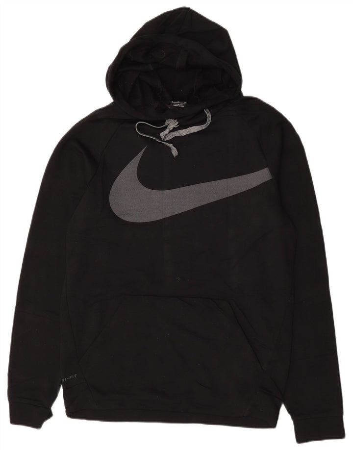Nike Herren Dri Fit Graphic Kapuzenpullover, Größe S, Schwarz, Polyester