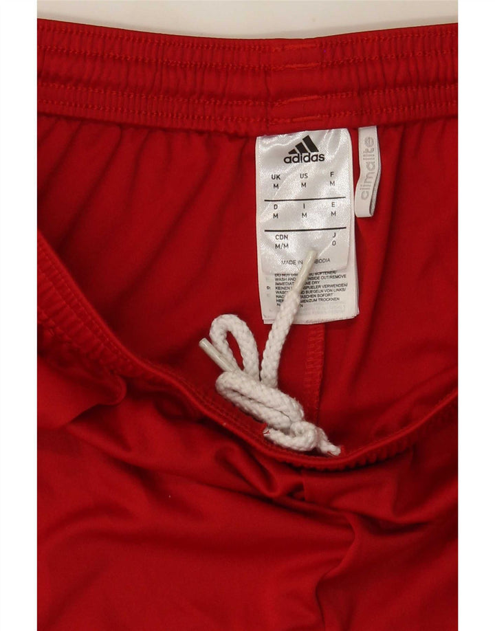 Adidas Herren Climalite Sport Shorts Mittelrotes Colourblock-Polyester