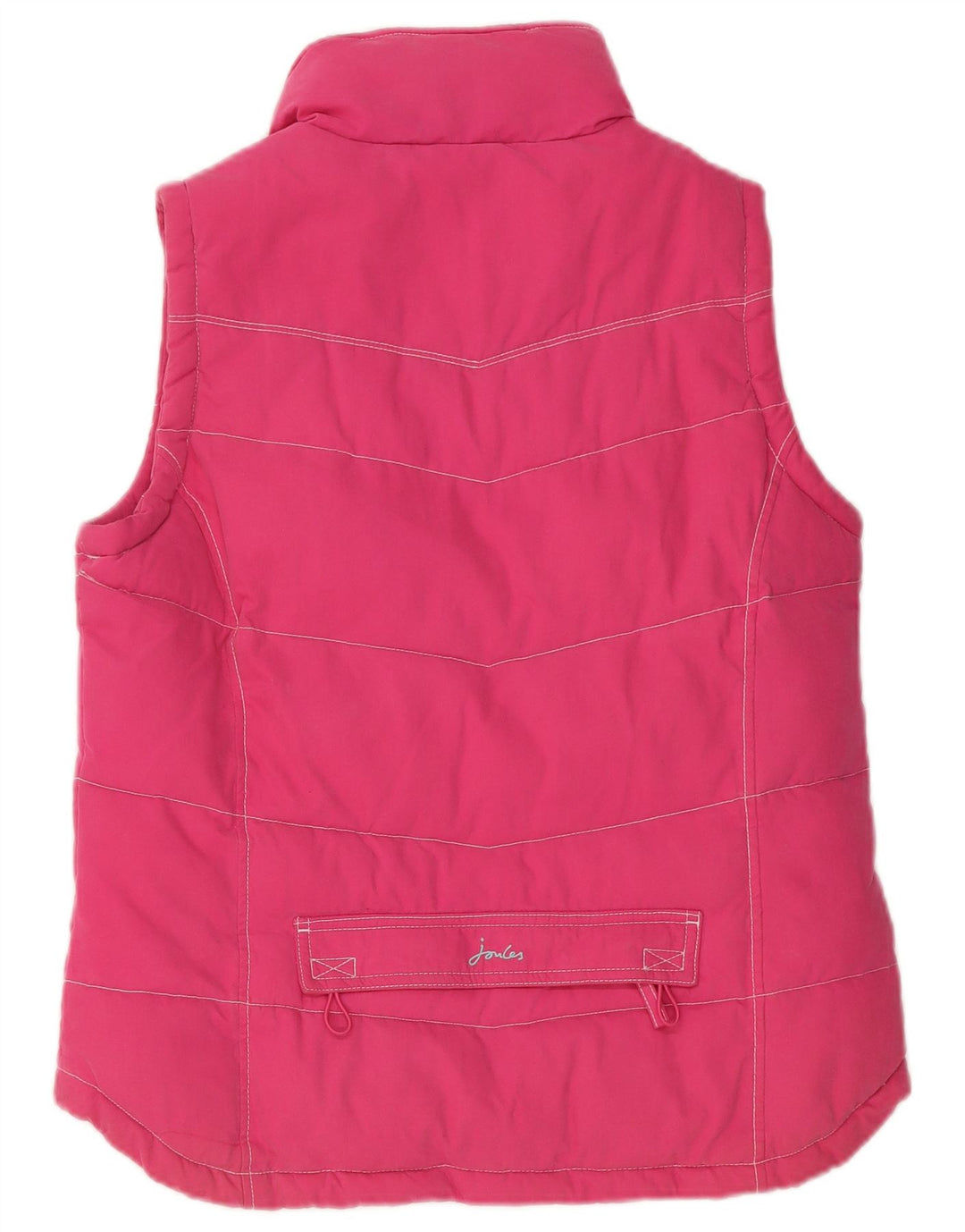 Joules Wattiertes Damen-Gilet UK 12, mittelrosa, Baumwolle, klassisch