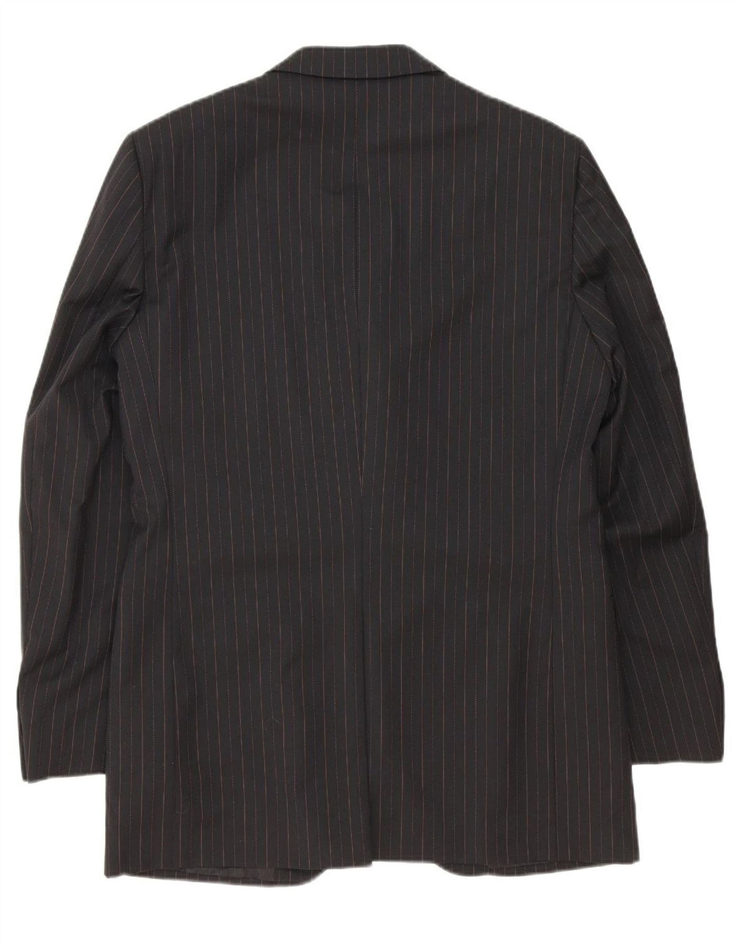CARLO PIGNATELLI Mens 3 Button Blazer Jacket IT 50 Large Black Striped