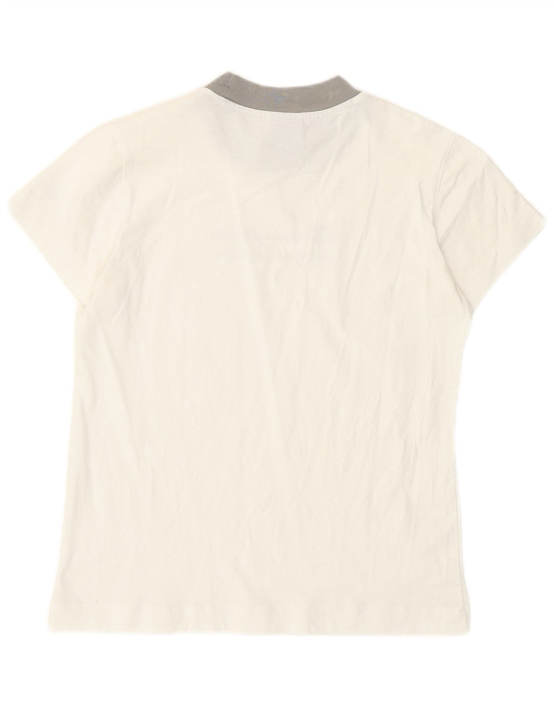 Champion Damen Grafik-T-Shirt-Oberteil UK 10 Small Weiß