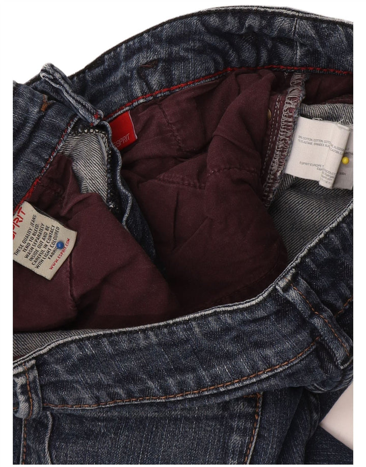 Esprit Damen Bootcut Jeans W32 L30 Blaue Baumwolle