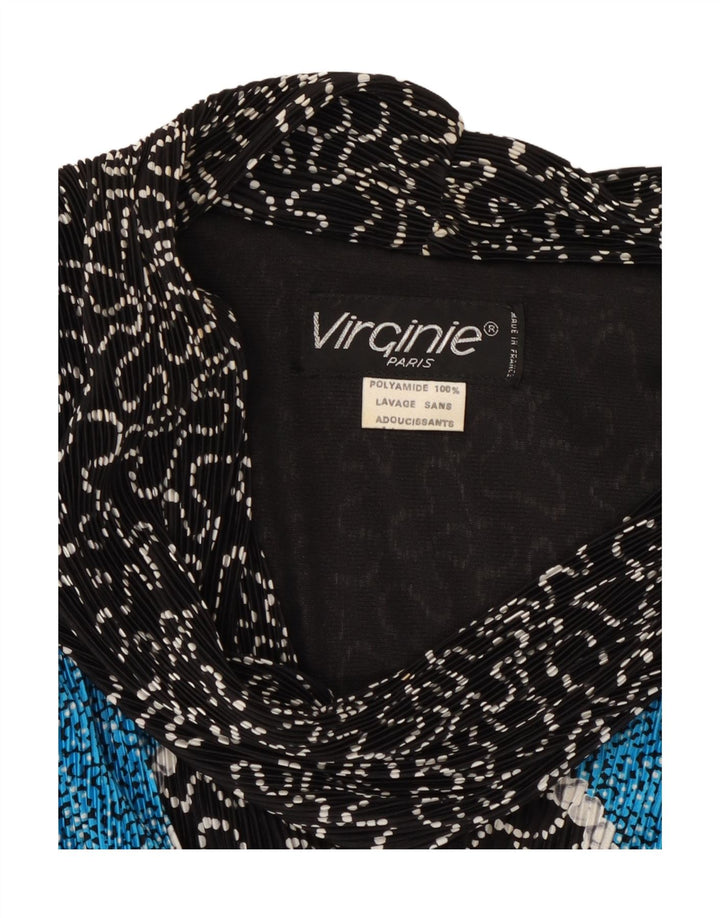 VIRGINIE Damen-Pullover, übergroß, V-Ausschnitt, Gr. 18, XL, Schwarz