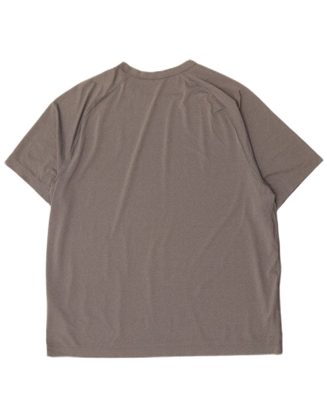 Nike Herren Dri Fit T-Shirt Top Large Grau Polyester