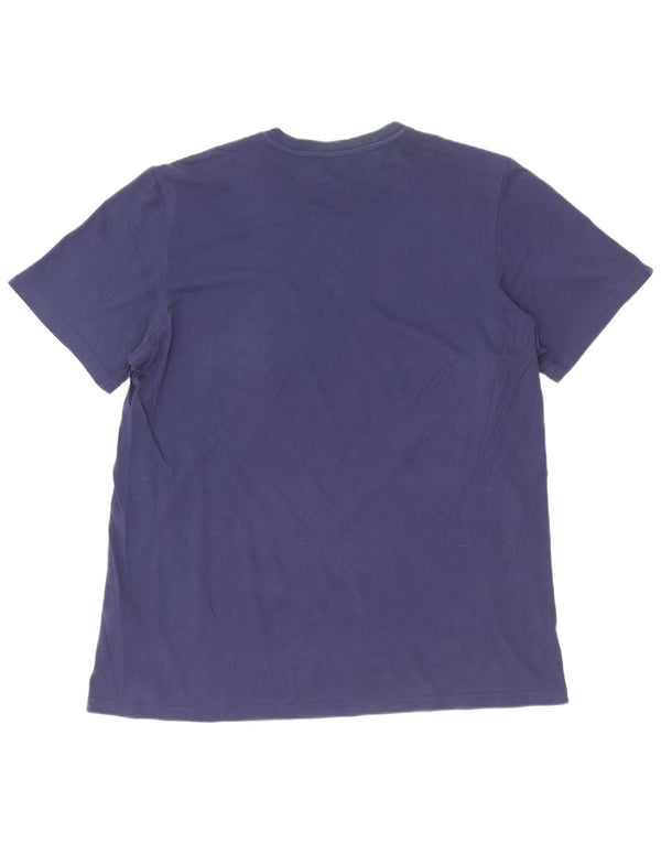 Adidas Herren T-Shirt Top XL Marineblau Baumwolle