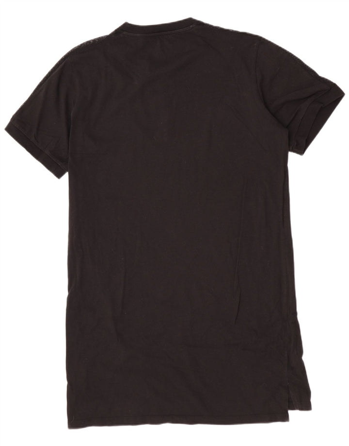 Puma Damen Übergroßes T-Shirt-Kleid UK 16 Large Schwarz