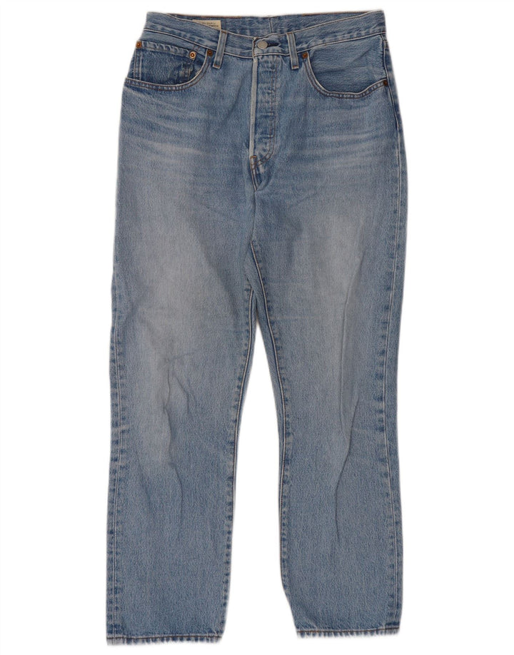Levi's Herren 501 Straight Jeans W30 L28 Blaue Baumwolle