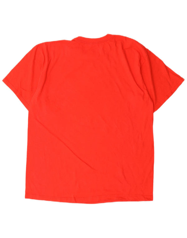 Nike Herren Ohio State Buckeyes Grafik-T-Shirt aus mittelroter Baumwolle
