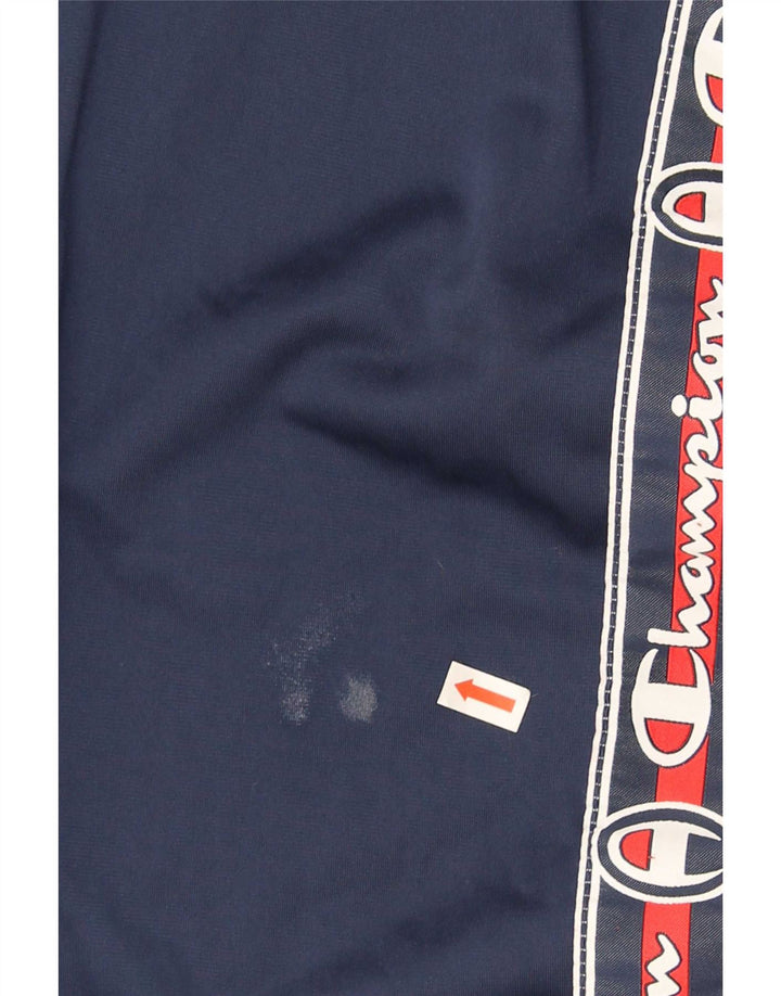 Champion Herren-Trainingshose mit grafischem Muster, Mittelmarineblau, Polyester