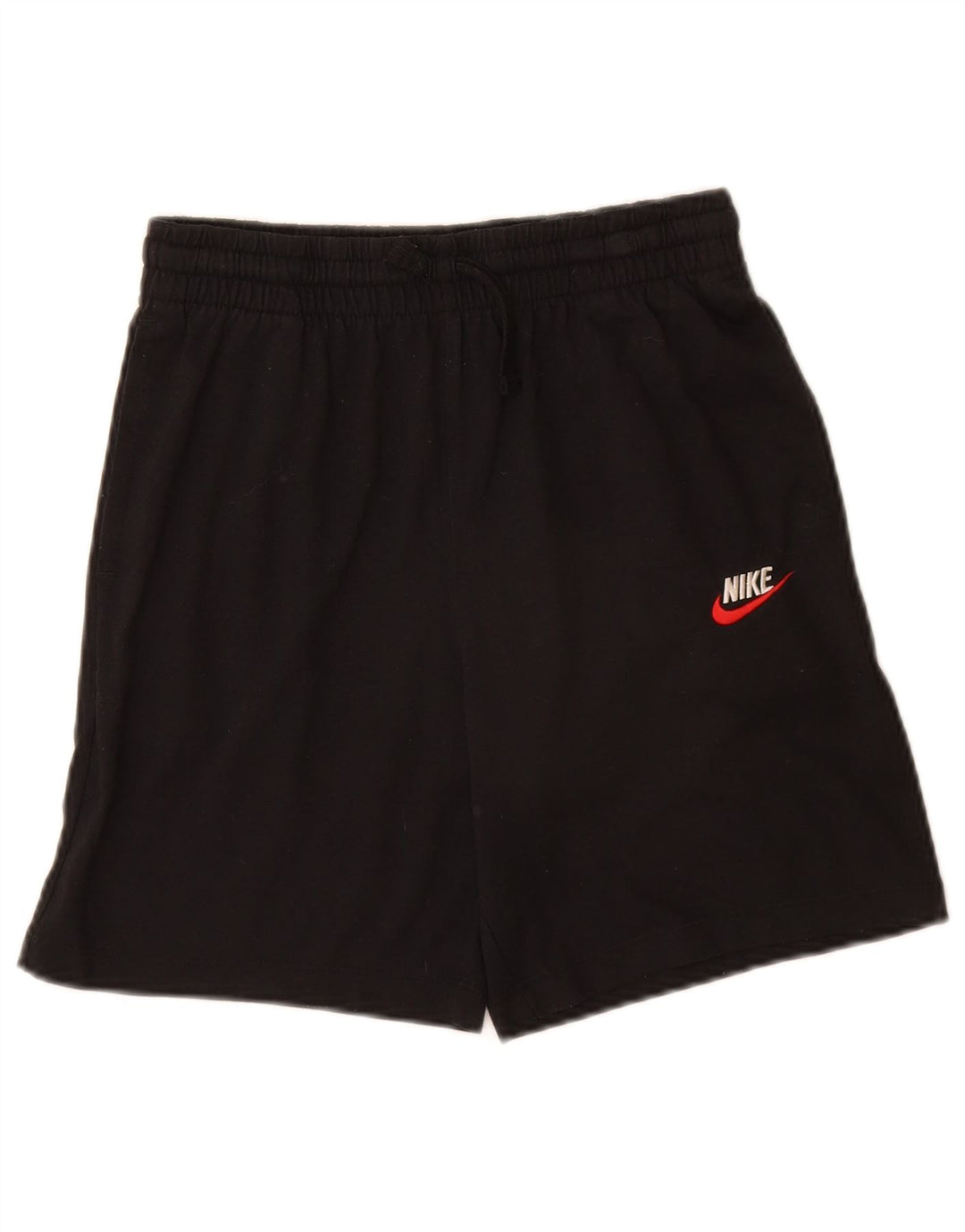 Nike Jungen-Sportshorts mit Standard-Passform, 12–13 Jahre, groß, schwarzes Polyester