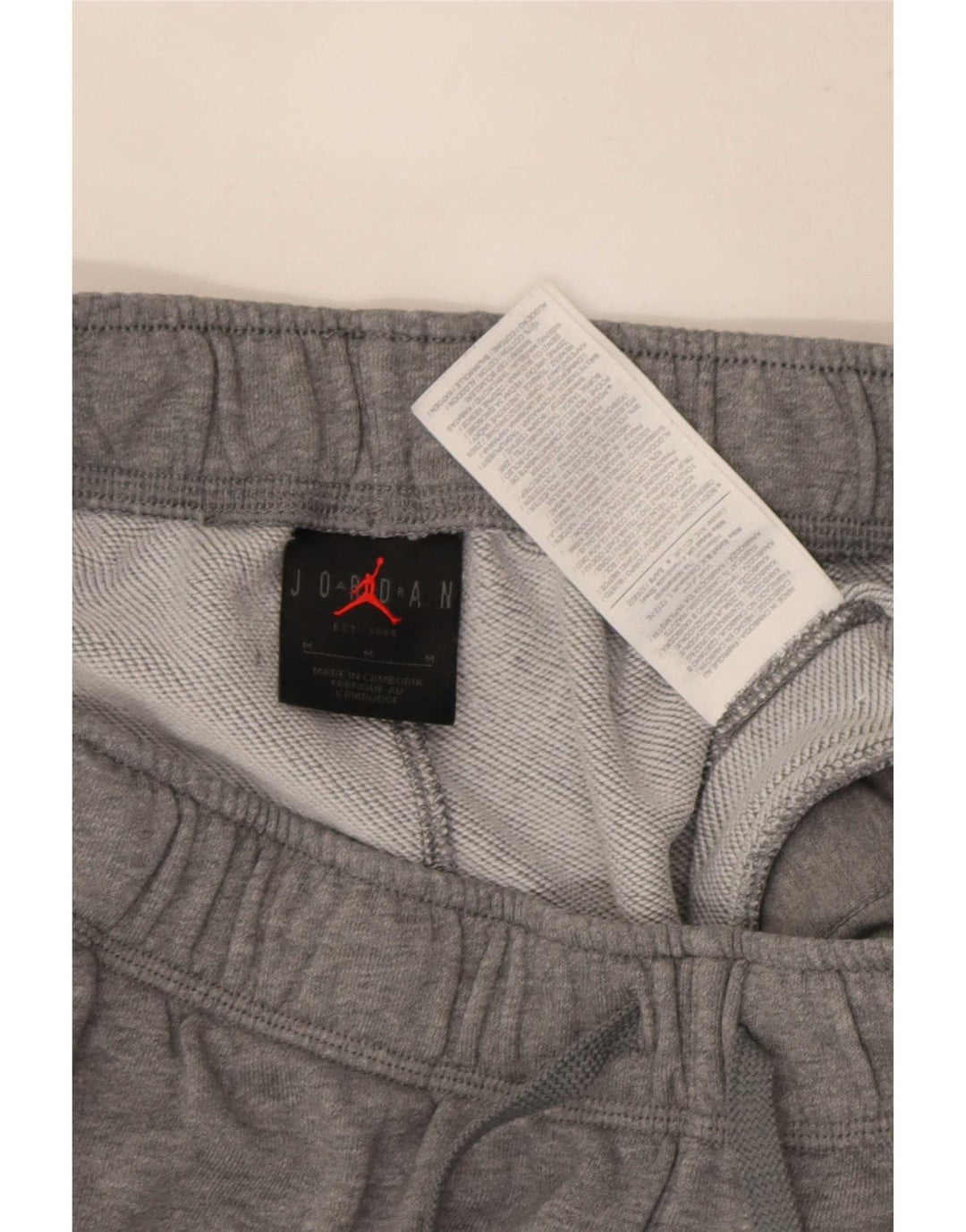 Jordan Herren-Trainingshose, Jogginghose, mittelgraue Baumwolle