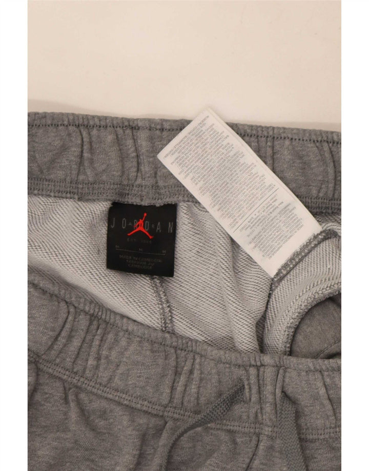 Jordan Herren-Trainingshose, Jogginghose, mittelgraue Baumwolle