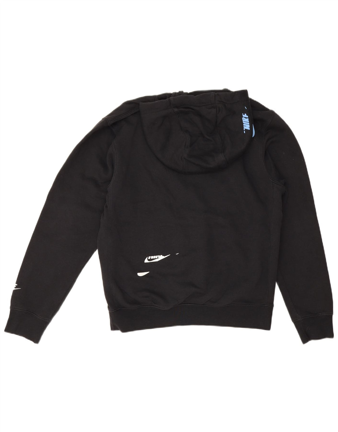 Nike Herren-Kapuzenpullover mit Grafik, Größe S, Schwarz, Baumwolle