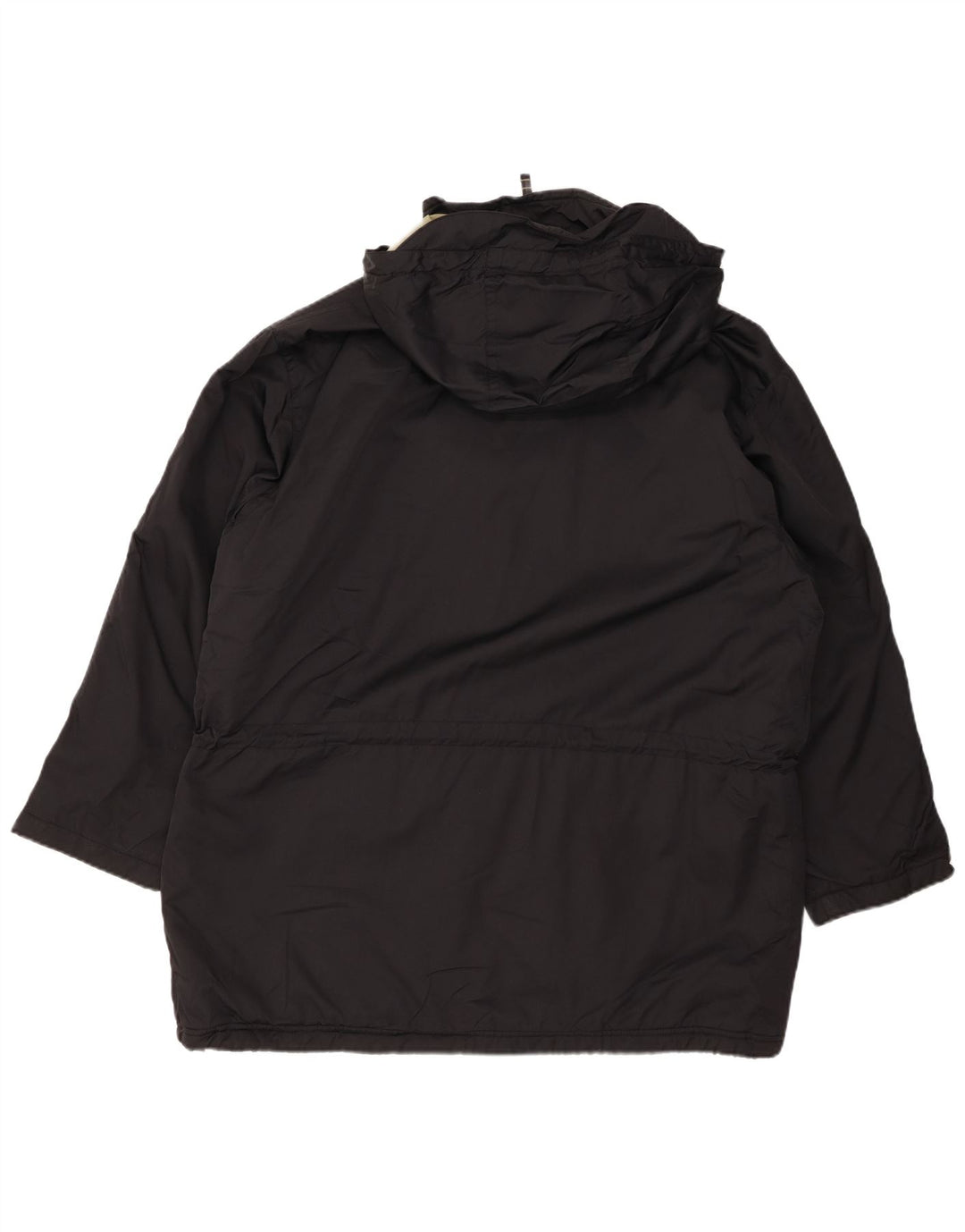 EDDIE BAUER Damen Übergroßer Windjacke mit Kapuze, UK 16, Größe L, Schwarz