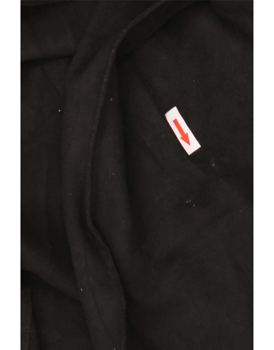 Zara Damen offener übergroßer Mantel UK 10 Small Schwarz Polyester Klassisch