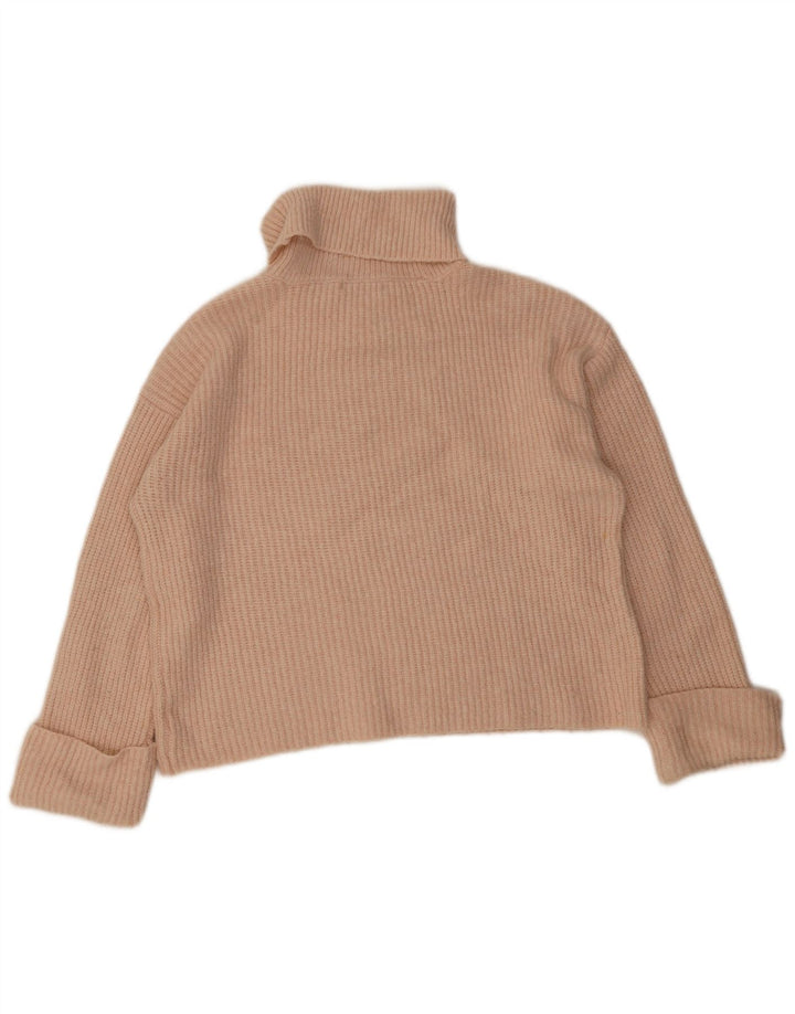 Marks & Spencer Rollkragenpullover für Damen, UK 14, Mittelorange