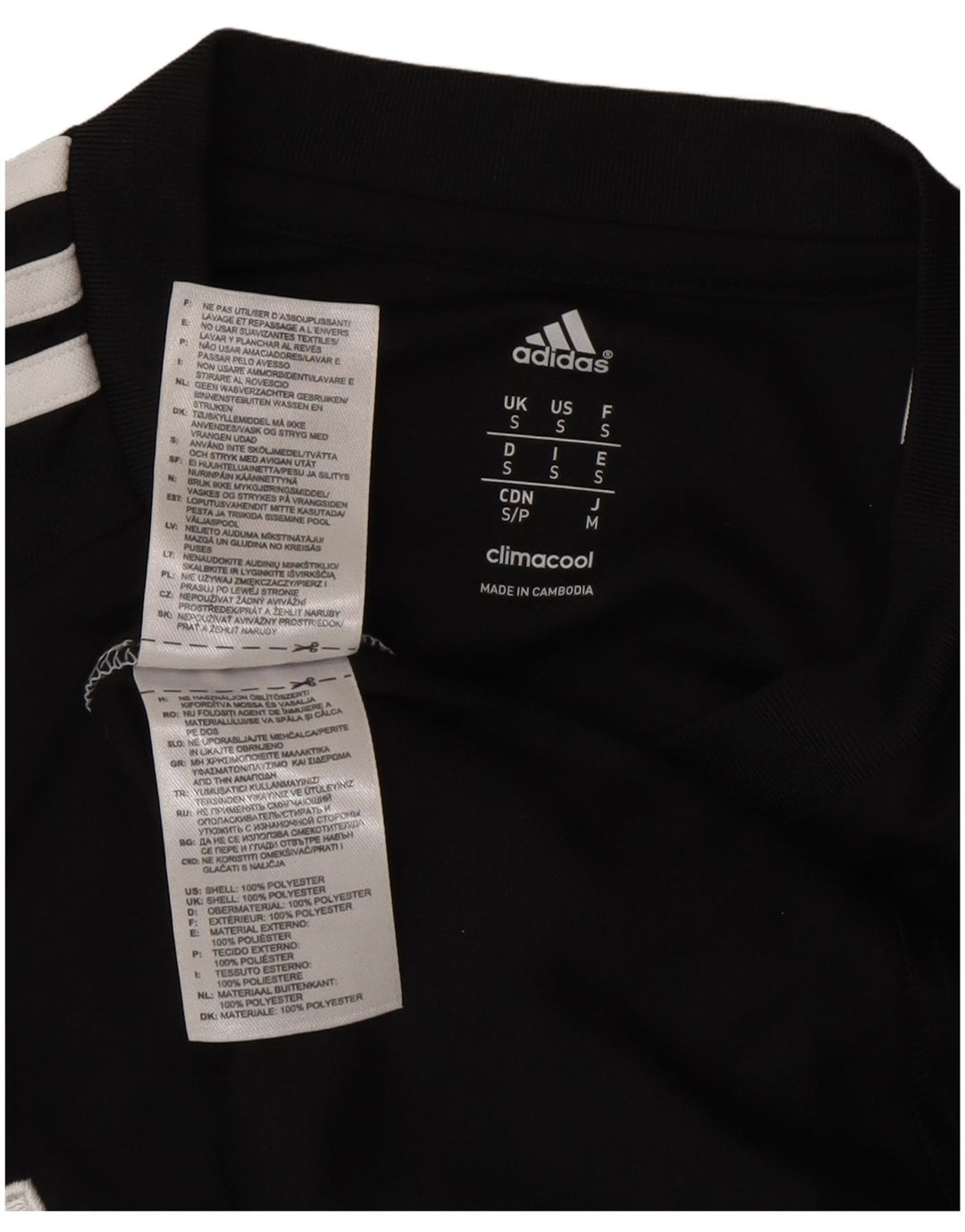 Adidas Herren Durham Graphic T-Shirt Top Small Schwarz Colourblock Polyester