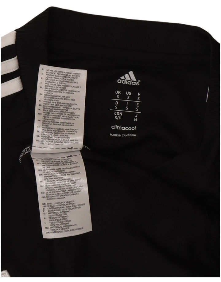 Adidas Herren Durham Graphic T-Shirt Top Small Schwarz Colourblock Polyester