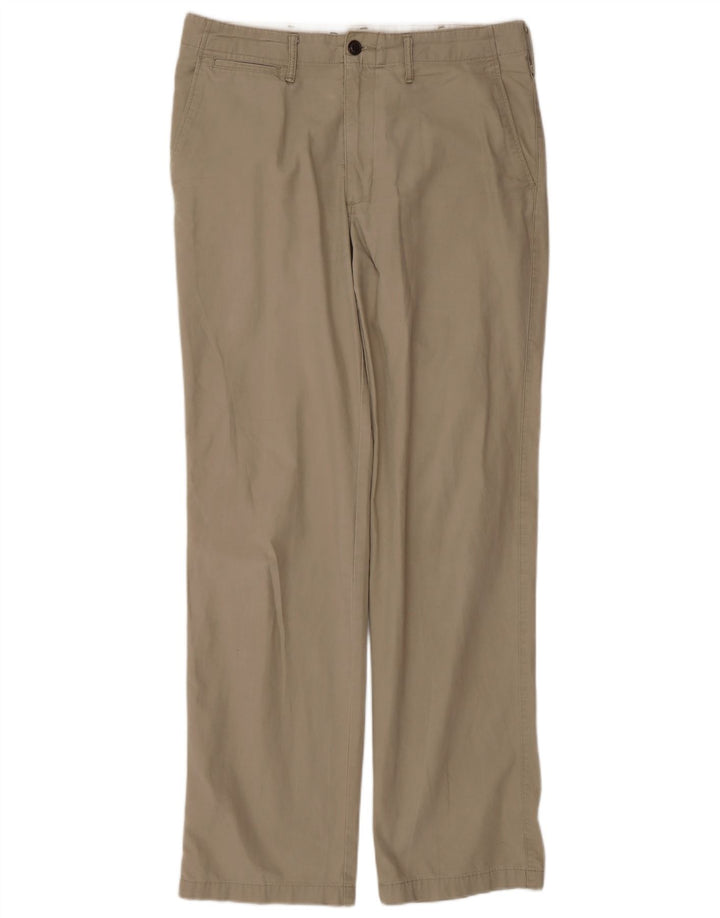 DOCKERS Gerade Chino-Hose für Herren, W32, L34, Beige, Baumwolle, klassisch