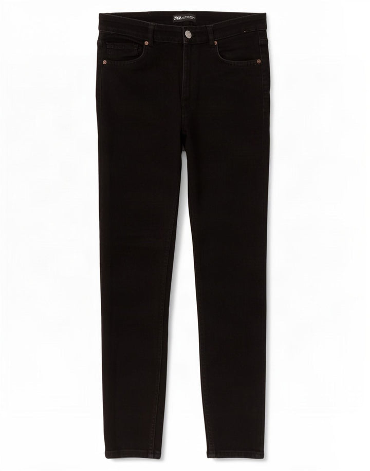 Zara Damen Skinny Jeans EU 40 Medium W30 L28 Schwarz
