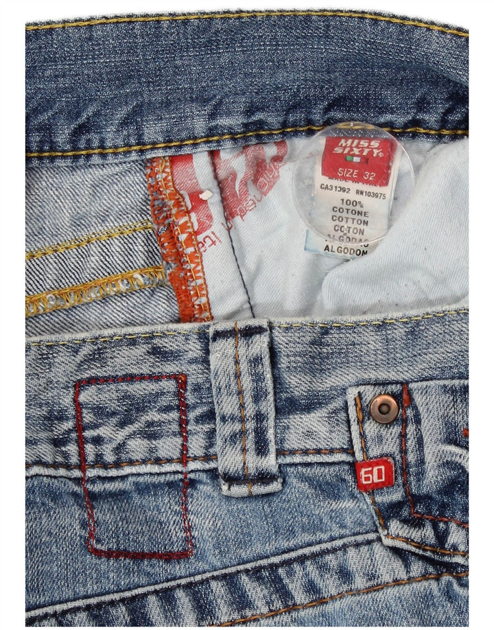 Miss Sixty Damen Perkinks Loose Jeans W32 L31 Blaue Baumwolle