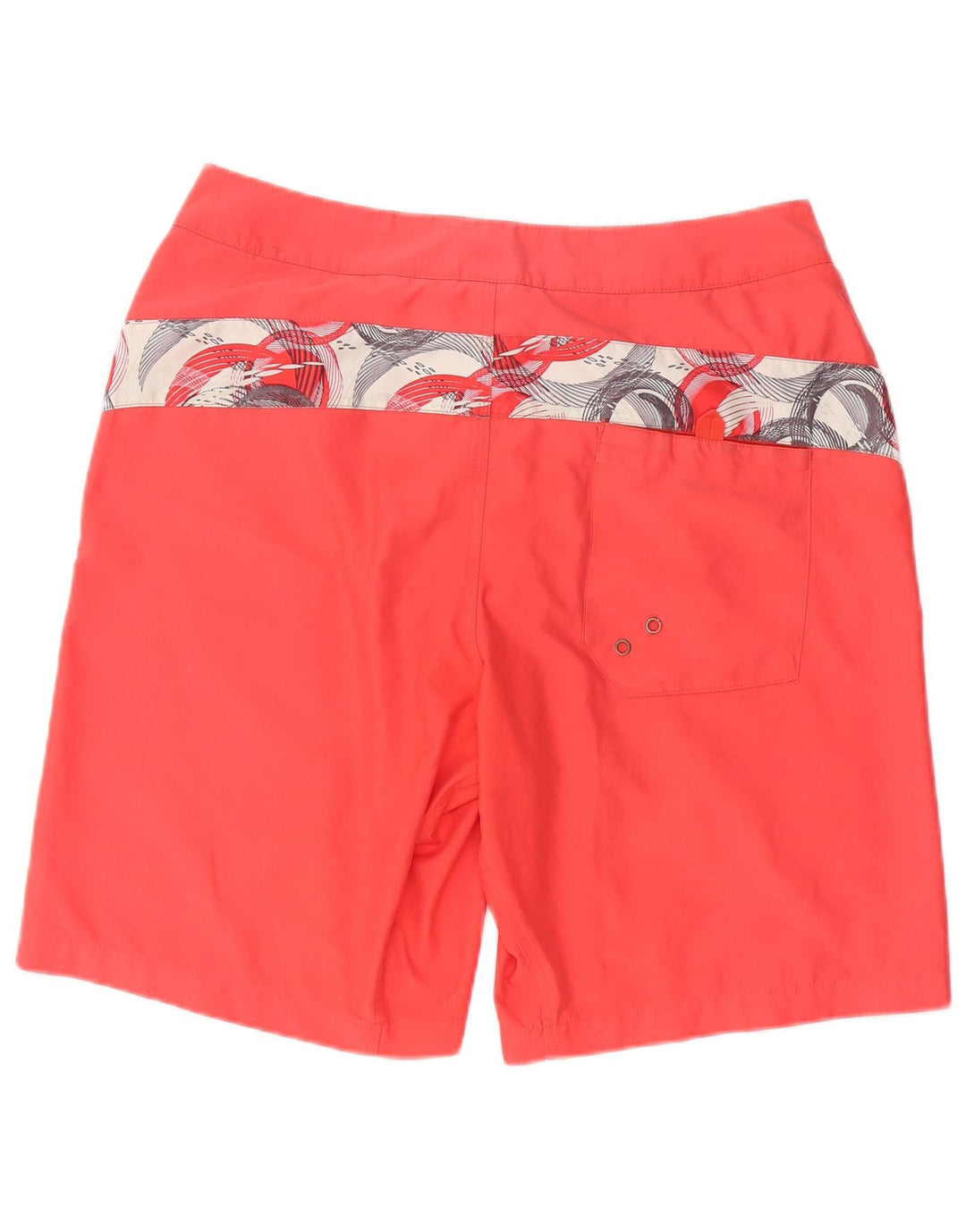 Nike Herren-Badeshorts aus mittelrosa geometrischem Polyester