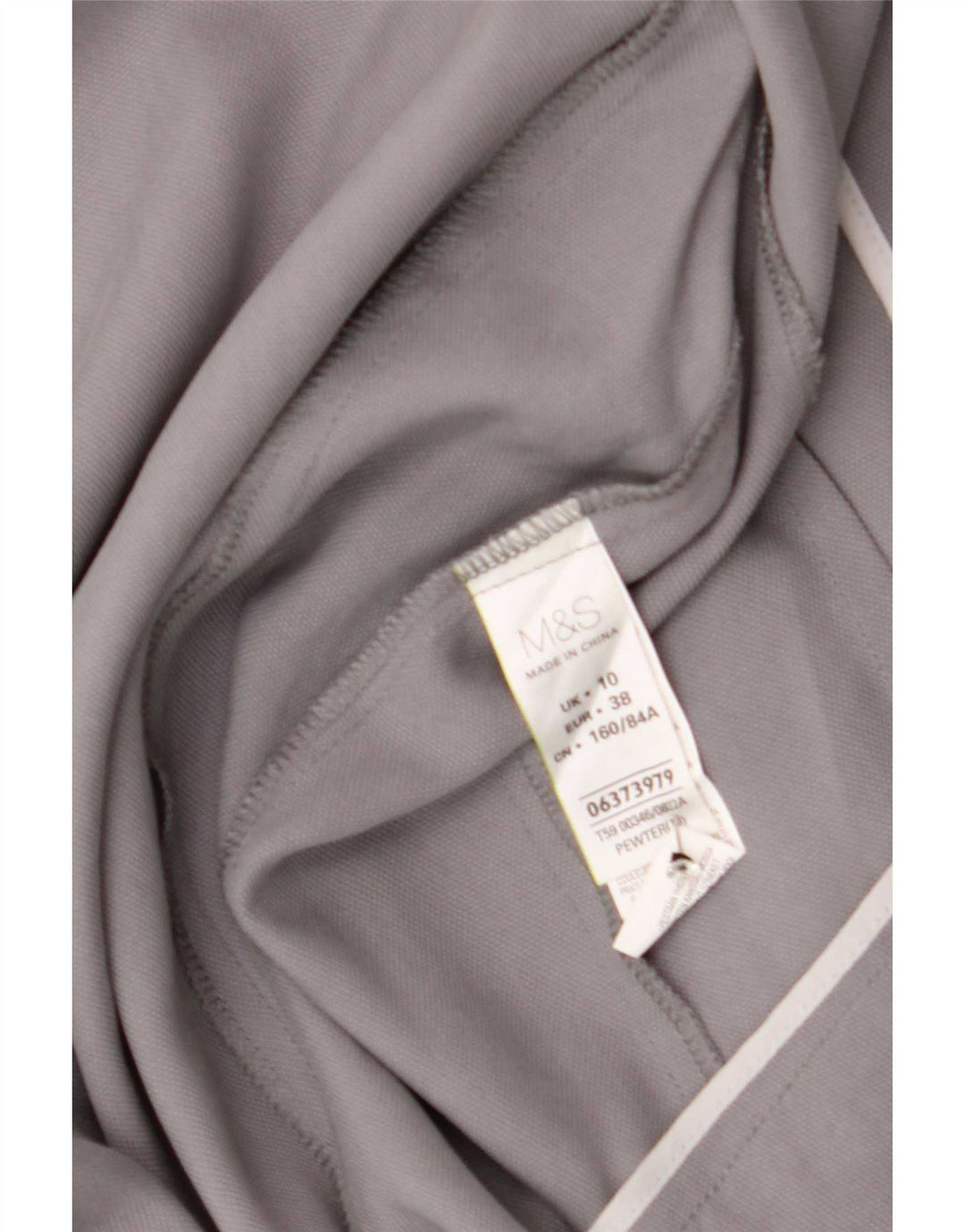 Marks & Spencer Womens Open Blazer Jacke UK 10 Small Grau Lyocell