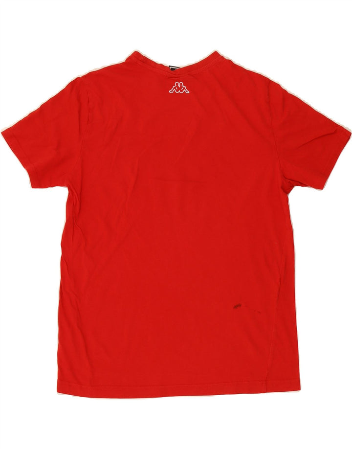 KAPPA Mens Graphic T-Shirt Top Medium Red Cotton Vintage Kappa and Second-Hand Kappa from Messina Hembry 