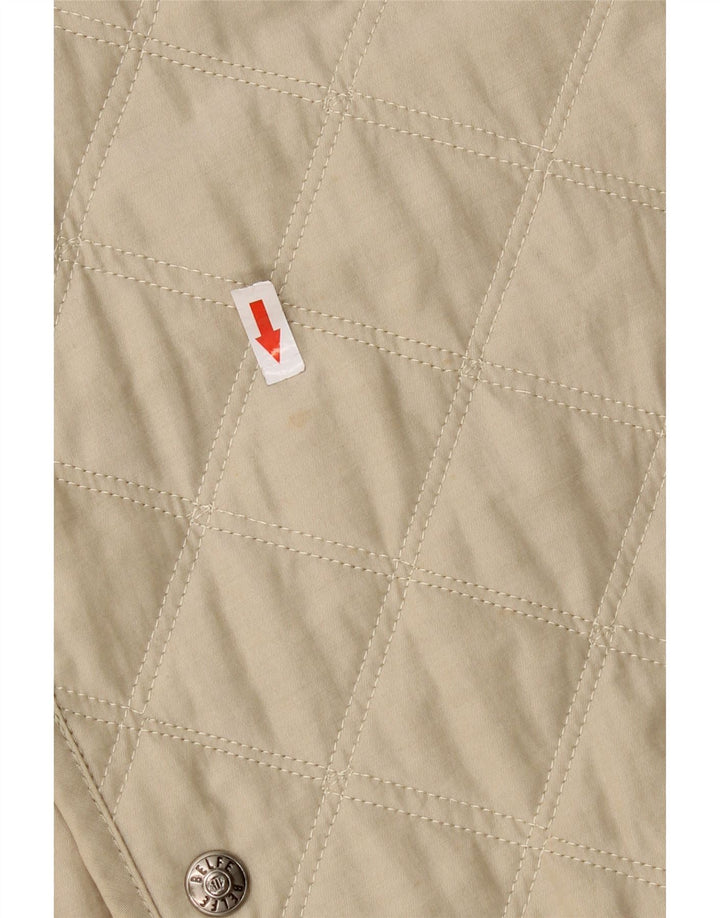 Belfe & Belfe Herren Steppjacke IT 52 XL Beige Baumwolle