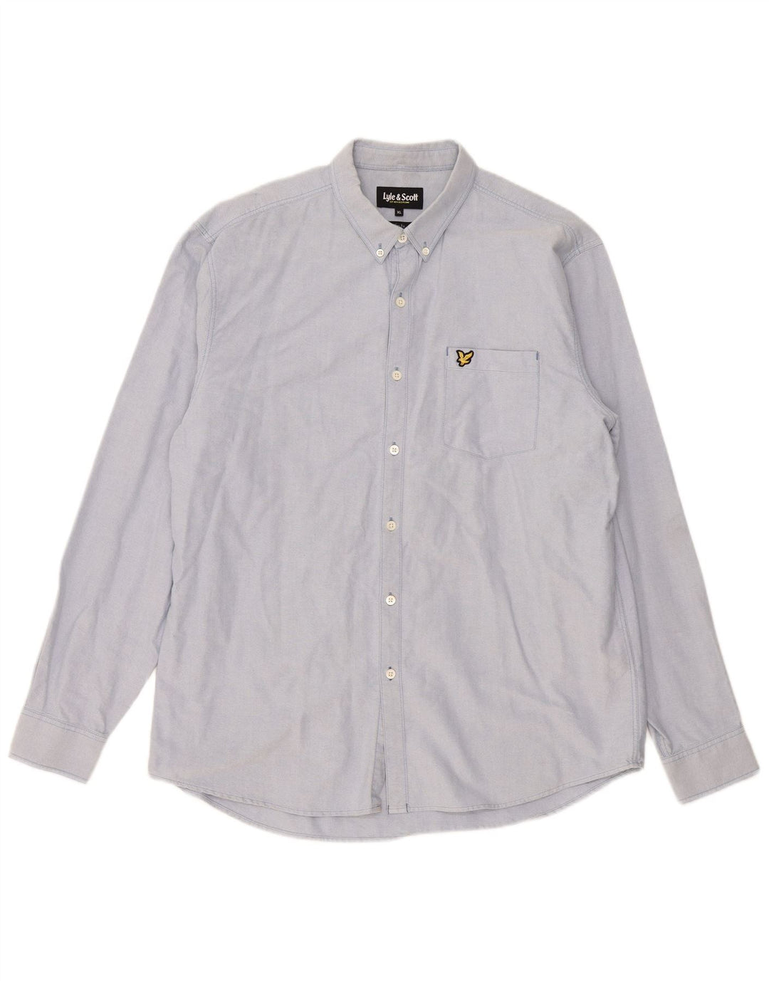 Lyle & Scott Herren Slim Fit Hemd XL Blau