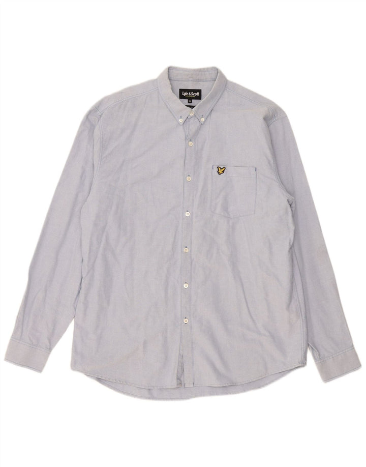 Lyle & Scott Herren Slim Fit Hemd XL Blau