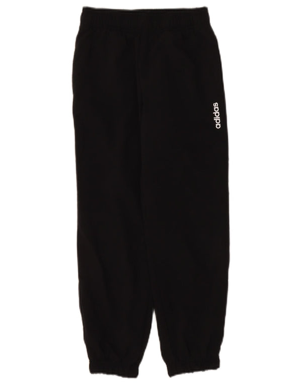 Adidas Jungen-Trainingshose, Jogginghose, 7–8 Jahre, schwarzes Polyester