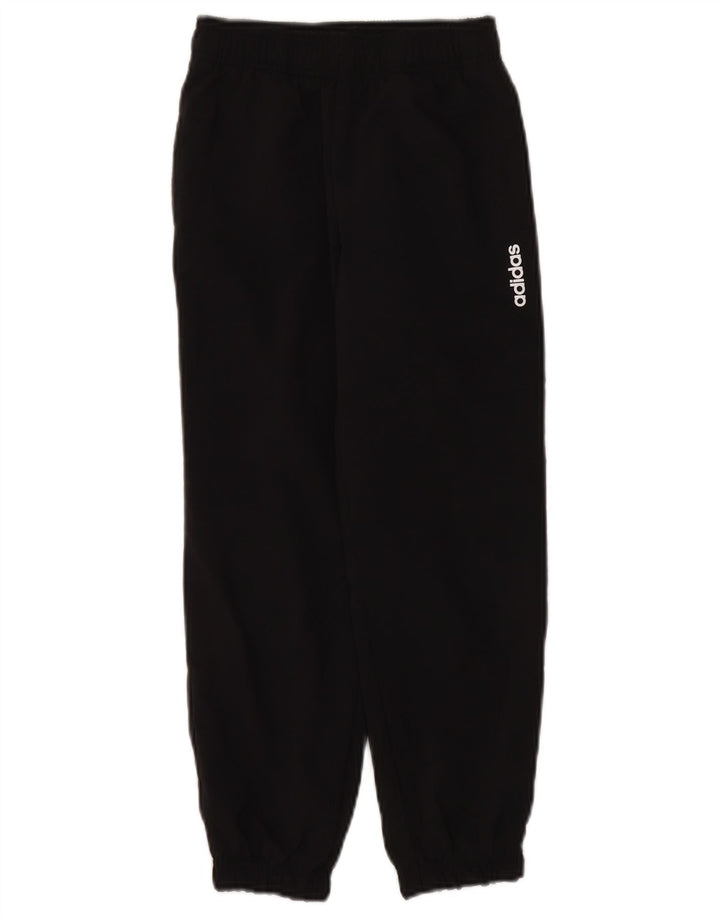 Adidas Jungen-Trainingshose, Jogginghose, 7–8 Jahre, schwarzes Polyester