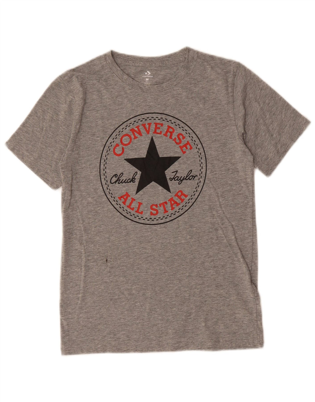 CONVERSE Boys Graphic T-Shirt Top 10-11 Years Medium  Grey Cotton