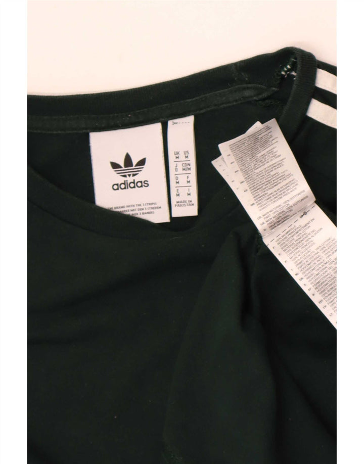 Adidas Herren Graphic Top Langarm Mittelgrün