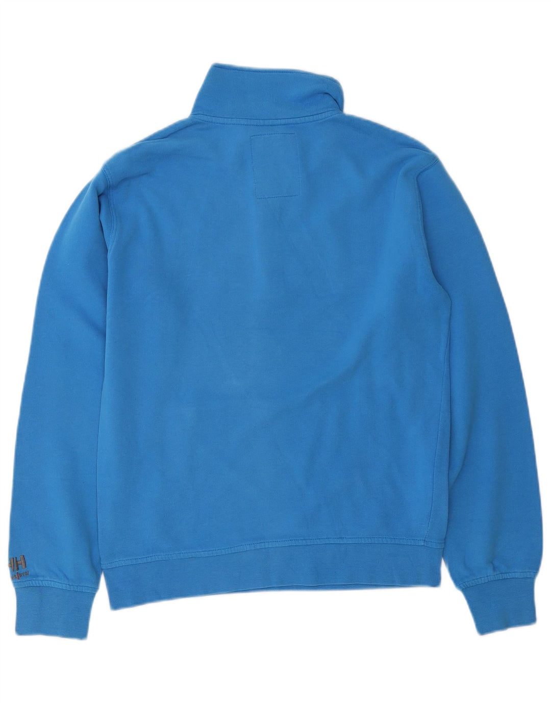Helly Hansen Herren Workwear Grafik-Sweatshirt mit Reißverschluss am Hals, Größe S, Blau