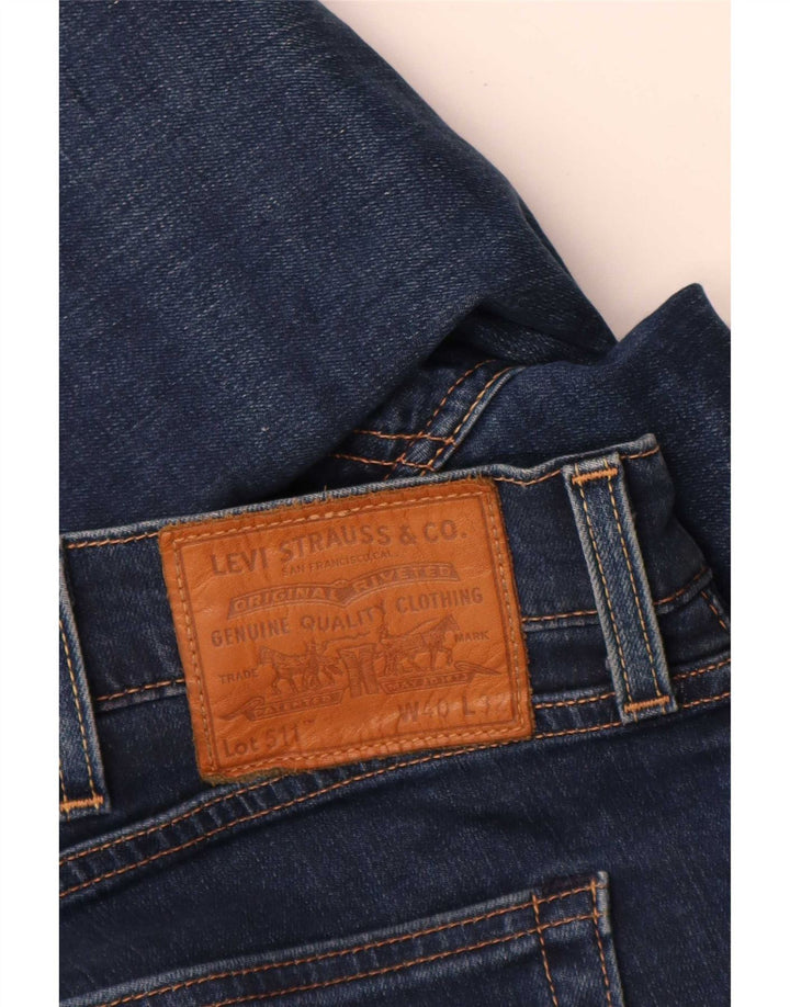 Levi's Herren 511 Slim Jeans W40 L32 Blaue Baumwolle