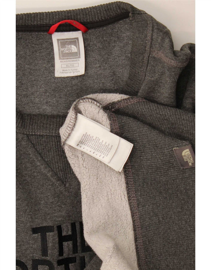 The North Face Herren-Sweatshirt mit Grafik, XL, graue Baumwolle